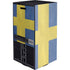 Sweden Flag Distressed XBox Series X Digital Edition Console Skin